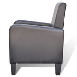 Fauteuil Noir Similicuir