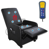 Fauteuil de massage Noir Similicuir