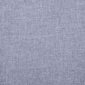 Canapé à 2 places tissu gris clair