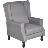 Fauteuil gris tissu