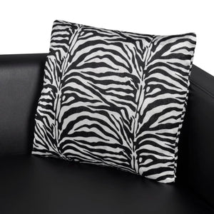 Fauteuil noir similicuir