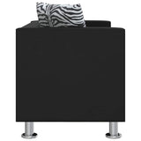 Jeu de canapé à 2 places et à 3 places et fauteuil Noir