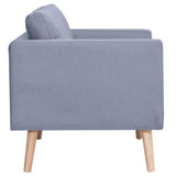 Ensemble de canapés à 2 places et à 3 places Tissu Gris clair