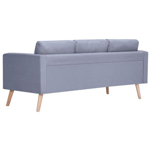 Ensemble de canapés à 2 places et à 3 places Tissu Gris clair