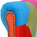 Canapé Chesterfield 3 places tissu