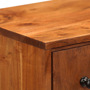 Commode à tiroirs 60x30x75 cm Bois d'acacia massif