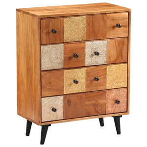 Commode à tiroirs 60x30x75 cm Bois d'acacia massif