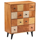 Commode à tiroirs 60x30x75 cm Bois d'acacia massif