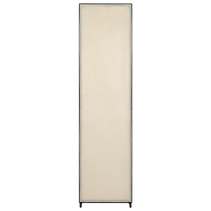 Garde-robe avec 4 compartiments Crème 175x45x170 cm