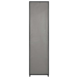 Garde-robe avec 4 compartiments Gris 175x45x170 cm