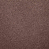 Canapé à 3 places tissu marron