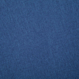 Canapé à 2 places tissu bleu