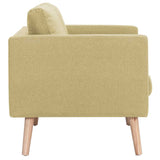 Canapé à 2 places tissu vert