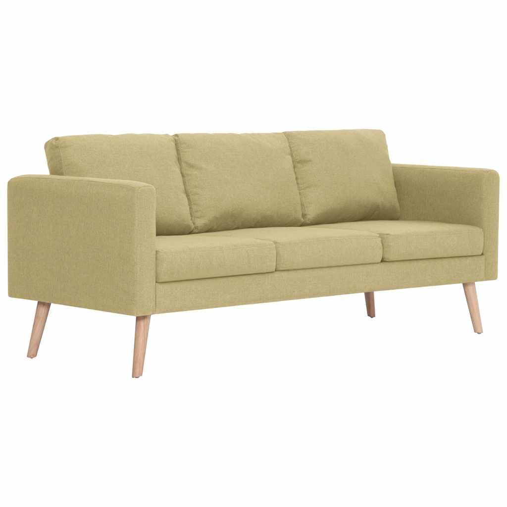 Canapé à 3 places tissu vert