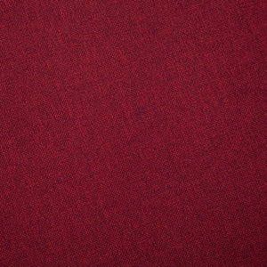 Canapé à 3 places Tissu Rouge bordeaux