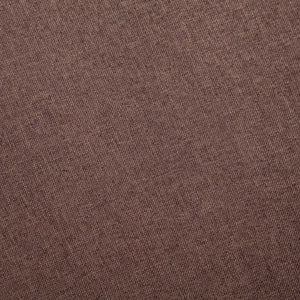 Canapé à 3 places tissu marron