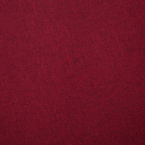 Canapé à 3 places tissu rouge bordeaux