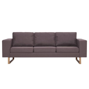 Canapé à 3 places tissu taupe