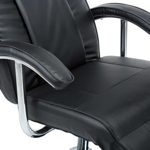 Fauteuil TV noir similicuir