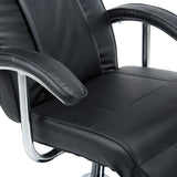 Fauteuil TV noir similicuir