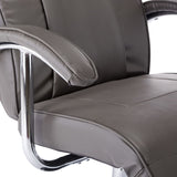 Fauteuil TV gris similicuir