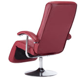 Fauteuil TV rouge bordeaux similicuir