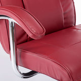Fauteuil TV rouge bordeaux similicuir