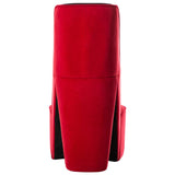 Chaise en forme de talon haut rouge velours