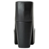 Chaise en forme de chaussure à talon haut noir similicuir