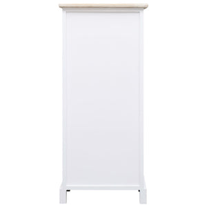 Armoire latérale 38x28x86 cm Bois de Paulownia