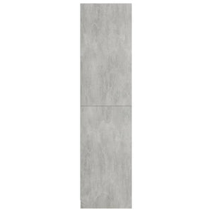 Garde-robe Gris cement 100 x 50 x 200 cm Aggloméré