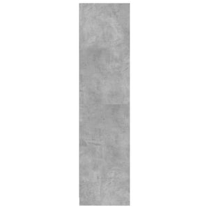Garde-robe Gris béton 50x50x200 cm Bois d'ingénierie