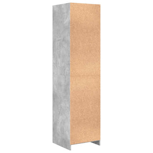 Garde-robe Gris béton 50x50x200 cm Bois d'ingénierie