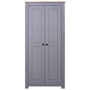 Garde-robe Gris 80x50x171,5 cm Pin massif Assortiment Panama