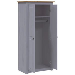 Garde-robe Gris 80x50x171,5 cm Pin massif Assortiment Panama