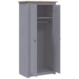 Garde-robe Gris 80x50x171,5 cm Pin massif Assortiment Panama