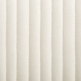 Chaises à manger lot de 6 crème tissu