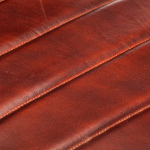 Fauteuil Marron foncé Cuir véritable