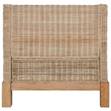 Ensemble de canapés 2 pcs avec coussins Rotin naturel