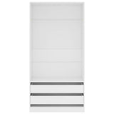 Garde-robe Blanc 100x50x200 cm Bois d'ingénierie