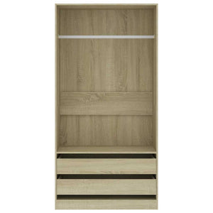 Garde-robe Chêne sonoma 100x50x200 cm Bois d'ingénierie