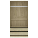 Garde-robe Chêne sonoma 100x50x200 cm Bois d'ingénierie