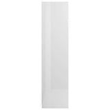Garde-robe Blanc brillant 100x50x200 cm Bois d'ingénierie