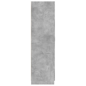 Garde-robe Gris béton 80x52x180 cm Bois d’ingénierie