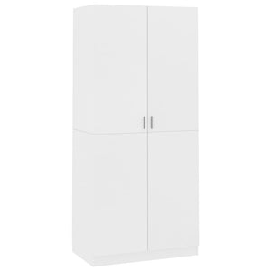 Garde-robe Blanc 90x52x200 cm Bois d’ingénierie