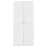 Garde-robe Blanc 90x52x200 cm Bois d’ingénierie