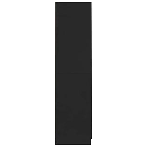 Garde-robe Noir 90x52x200 cm Bois d’ingénierie