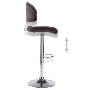 Tabouret de bar Marron Similicuir