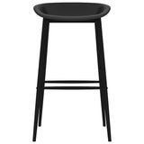 Chaises de bar lot de 4 noir