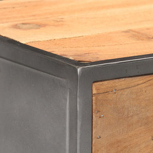 Armoire à tiroirs 45 x 30 x 100 cm Bois de récupération massif